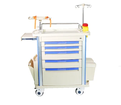 Больничная мебель Patinet для ухода, медицинская тележка, тележка для экстренной помощи из АБС-пластика
